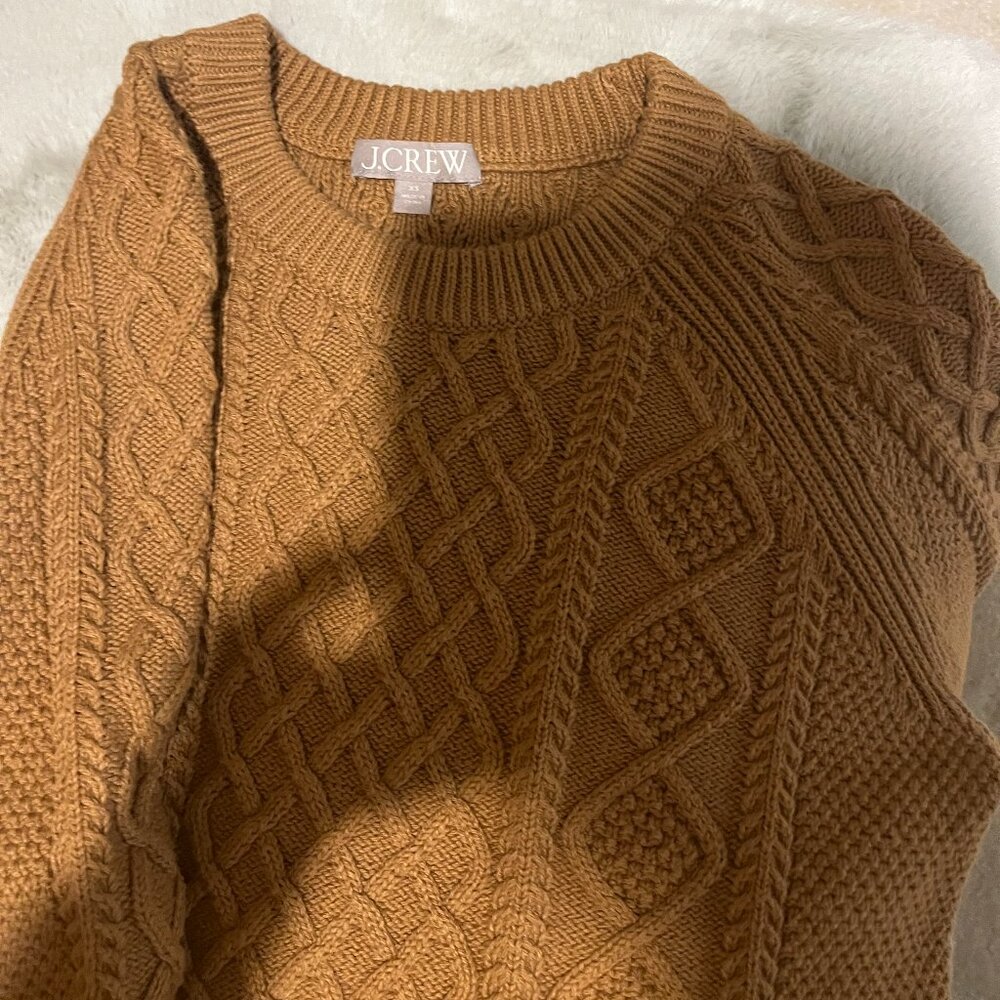 Tan Brown J Crew Sweater
